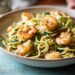 Quick 30-minute garlic butter shrimp with zucchini noodles – a healthy and flavorful low-carb dinner.