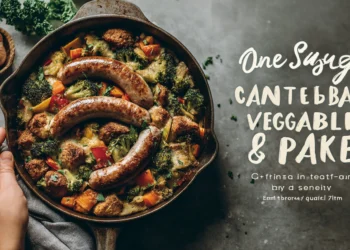 One-pan sausage and roasted veggies — easy, colorful, and customizable family dinner baked to perfection.