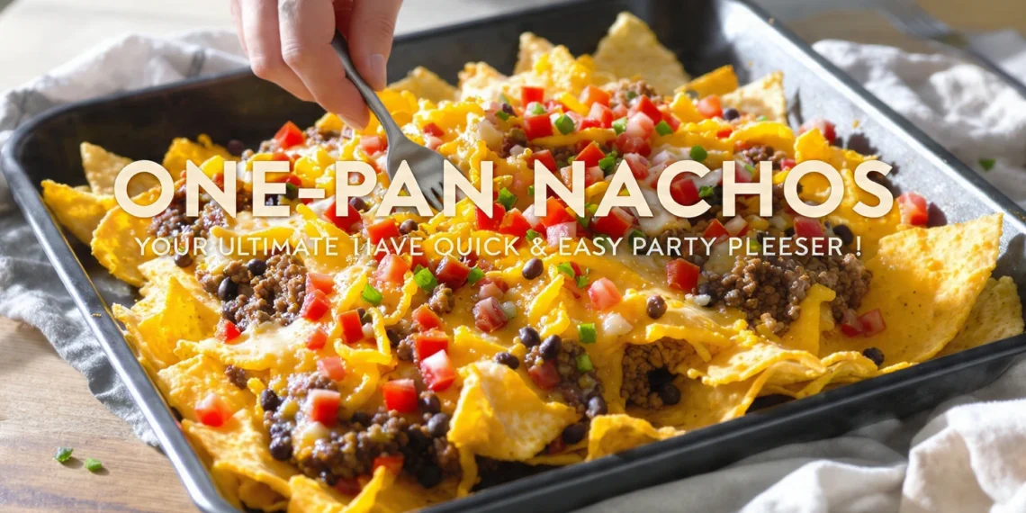 Here are three distinct options for “One-Pan Nachos: Perfect for Parties”: