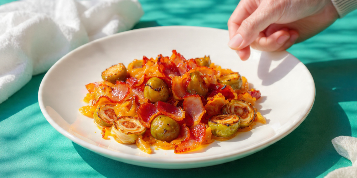 One-pan Italian sausage with bell peppers and onions, lightly caramelized and served from the skillet.