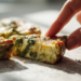 Quick vegetarian frittata with eggs and vegetables, lightly golden and easy to prepare.