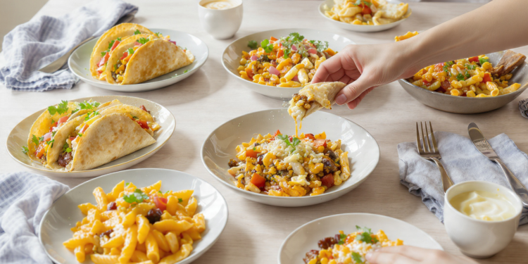 Budget-friendly quick meal with global flavors using affordable spices, rice, vegetables, and simple protein.