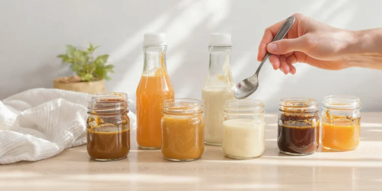Budget-friendly homemade sauces in bowls for quick meals and cooking