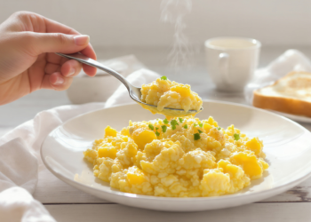 Budget-friendly egg dish with vegetables, quick and easy meal made in minutes.