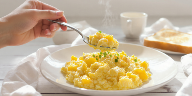 Budget-friendly egg dish with vegetables, quick and easy meal made in minutes.